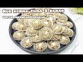 KUE LEBARAN 2022 KUE KACANG KURMA Cara membuat kue kacang kurma hanya 3 bahan