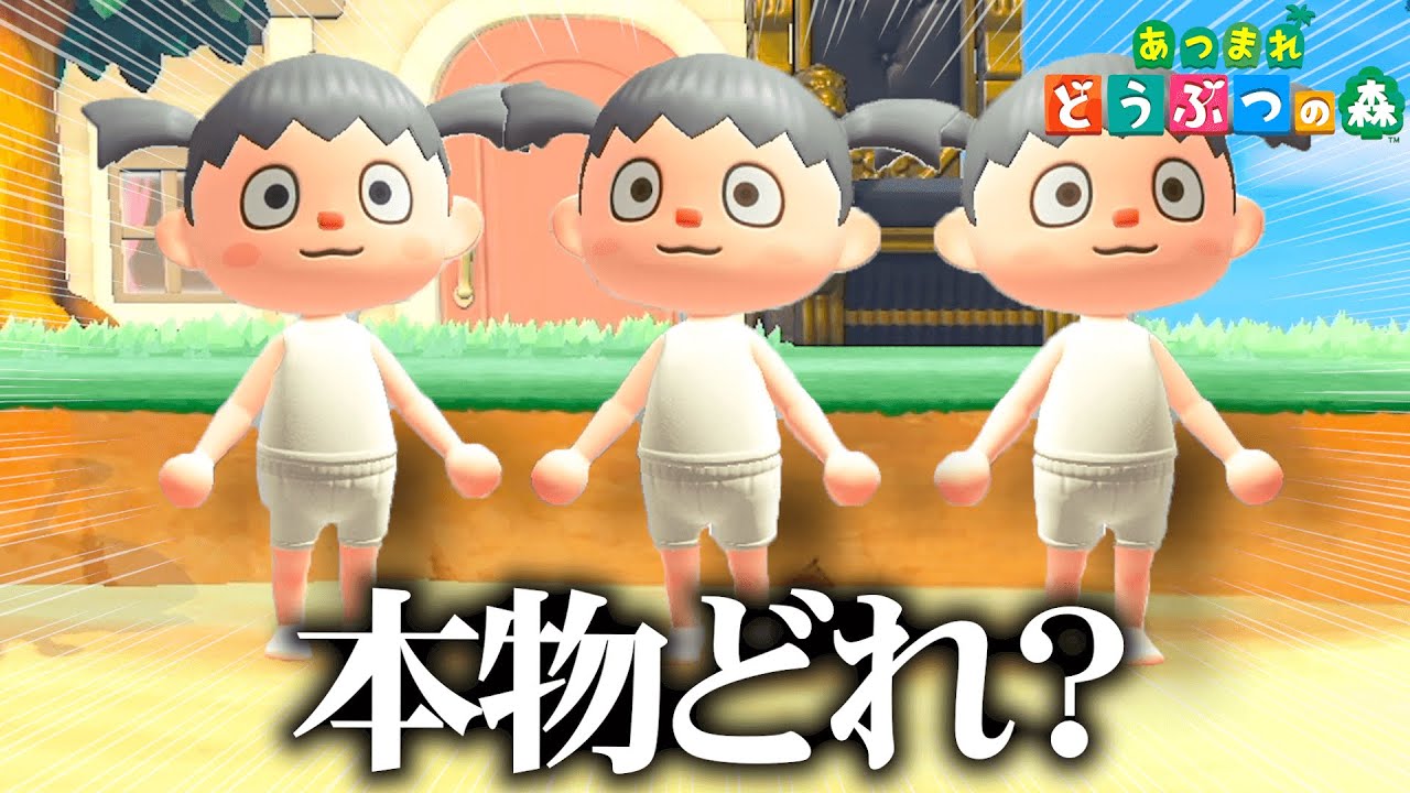 リスナーの島でドッペルゲンガーに出会ってしまった。【あつまれどうぶつの森 / あつ森】