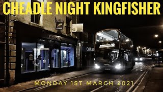First Bus Potteries Last 32 Kingfisher Of The Day, Cheadle, Stoke On Trent, 1.3.2021