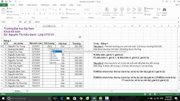 Hướng dẫn sử dụng hàm IF và hàm IF kết hợp MID - Nguyễn Thị Kiều Oanh (031) - 0701
