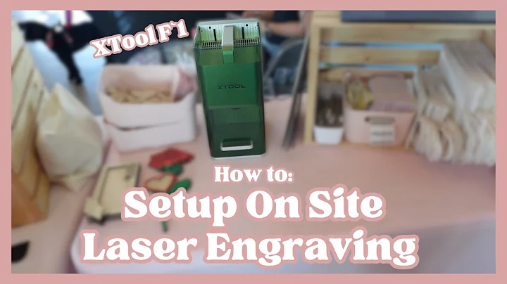 How to: Set Up The XTool F1 Laser Engraver For On Site Personalization | Vendor Market Display
