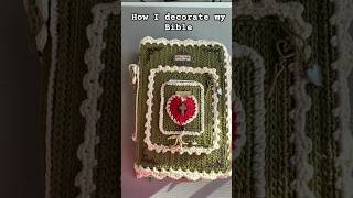 Crochet Bible and junk journal #shorts #crochet #biblejournaling #junkjournal