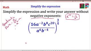 Simplify Exponents Without Negative Exponents!
