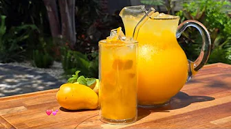 Wow!! Agua Fresca de Mango // Vitamin Packed Mango Water 🥭❤️