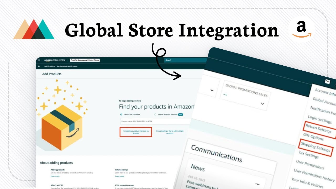 How to connect Printful to Amazon (API Data Exchange)