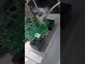 Automatic soldering machine with 2-table and single head