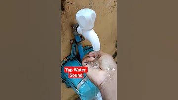 Tap Water Sound | 💦 😂 |  Water Saving by Closing the Tap | #shorts #viral