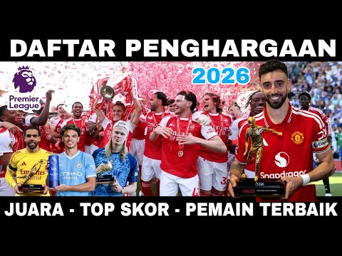 ESCOBAR77 x autobet4d - Daftar Penghargaan Liga Inggris 2026 | Juara,Top Skor & Pemain Terbaik Liga Inggris 2026 🔥