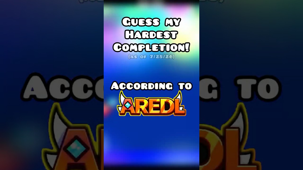 Guess my Hardest Completion #geometrydash #gd #gaming