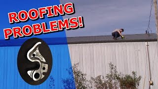 Shop Update #3 - Roofing, Lifting, and Cleaning.  OH MY!