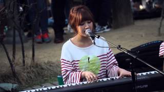4k직캠150329 홍대 CLC 버스킹 1