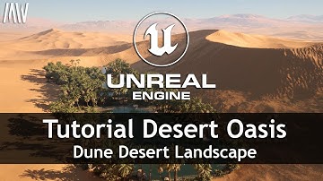 MAWI Dune Desert Landscape | Tutorial Desert Oasis | #unrealengine #UE5 #gamedev