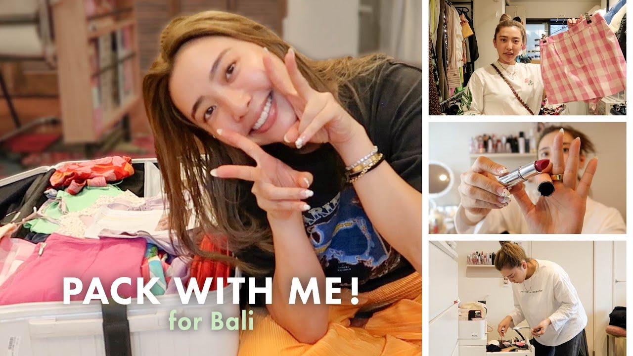 【パッキング】3泊4日バリ島旅行に行ってきます🏖✨服・コスメ選びからパッキングまで💖
