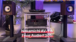 🔴Nakamichi AV1 & Fyne Audio F301i ทั้งชุดนี้เพียง 25,800- เท่านั้น !! เสียงอนาล็อคชวนหลงใหล