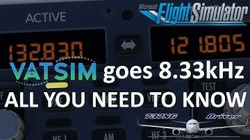 VATSIM goes 8,33kHz: All you need to know on the "new" frequencies | Real Airline Pilot