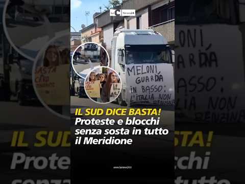 Video Il Sud dice basta: proteste e blocchi in tutto il Meridione - LaC News24