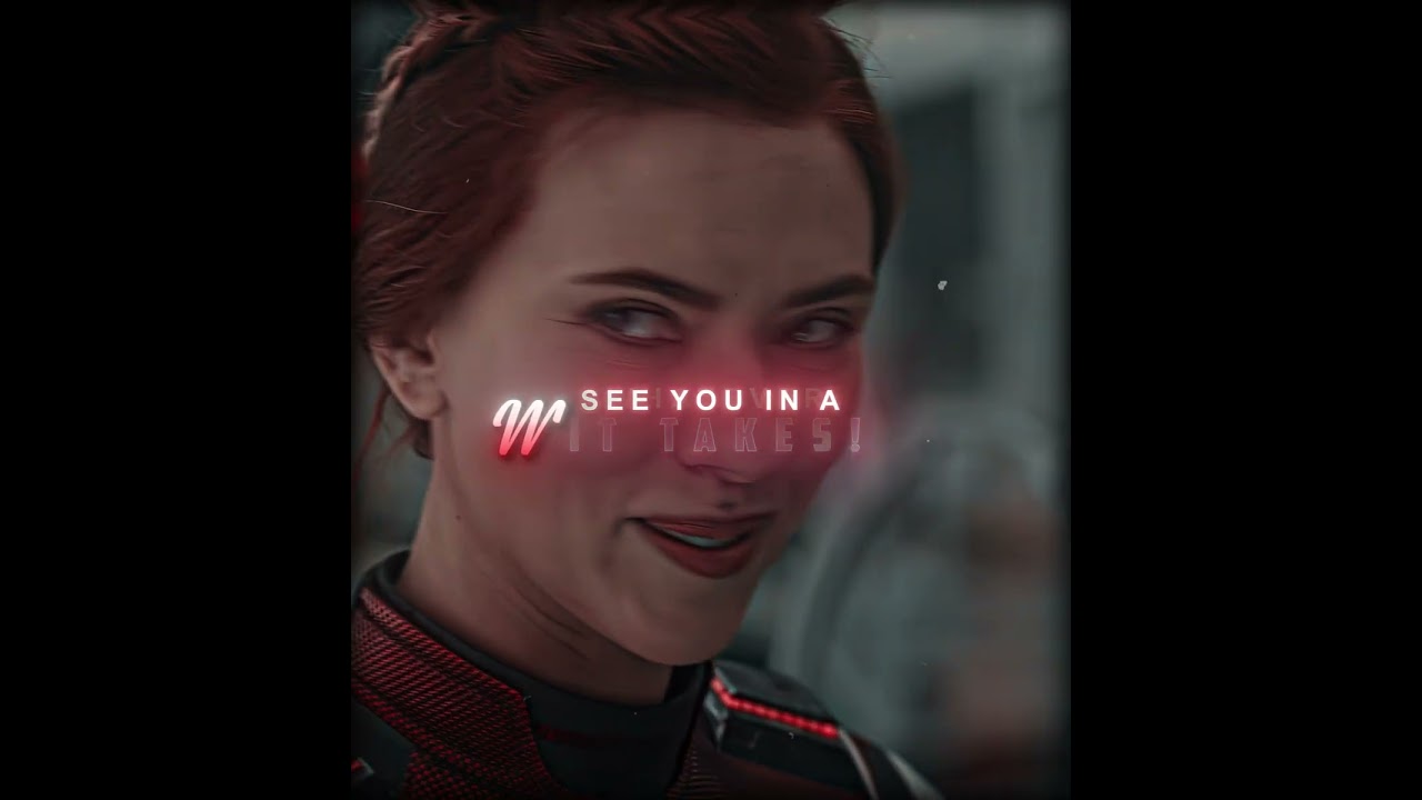 "See you in a Minute 💙" - Avengers Endgame Edit | Hymn for the weekend - Coldplay (slowed)