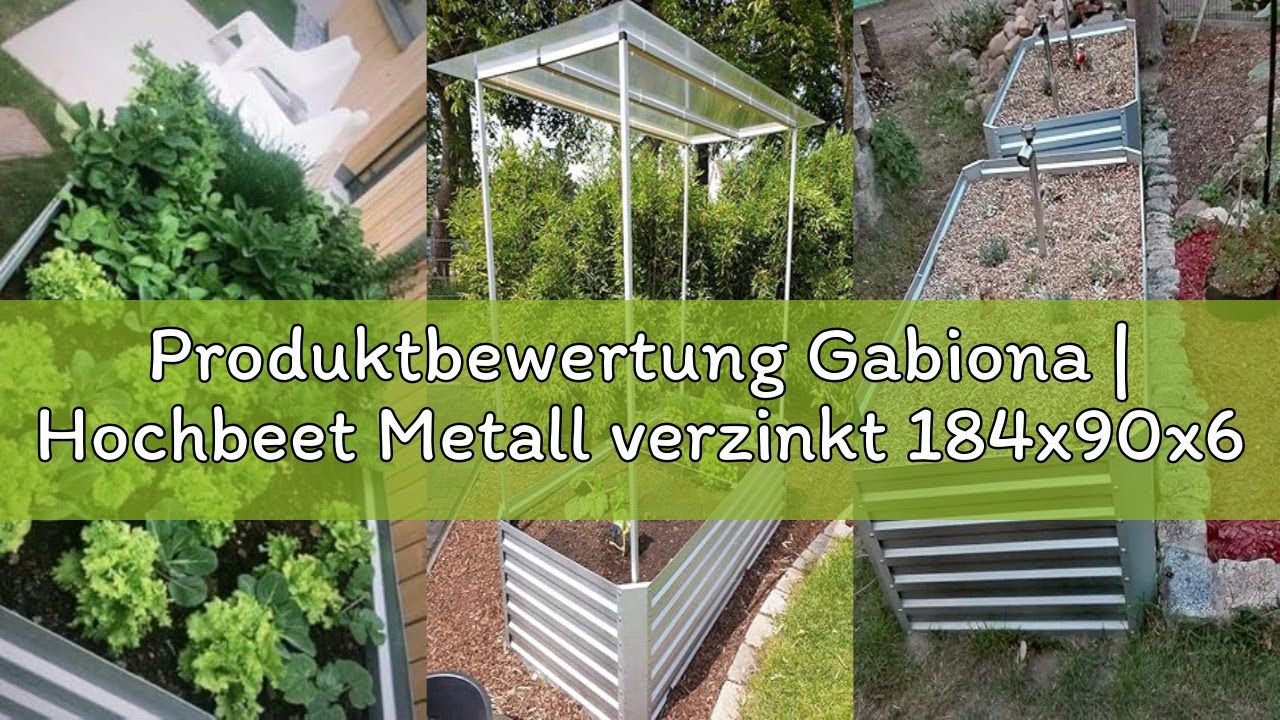 Gabiona Hochbeet Metall