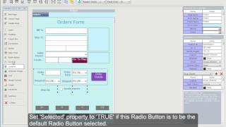 Use of Radio Button in Cellica Database forms