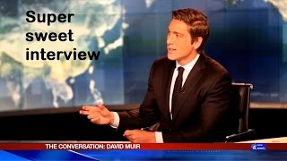 DAVID MUIR, Carrie Lazarus's Conversation. April 2017.