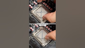 Testing Thermal Paste Patterns - Day 7 #Shorts