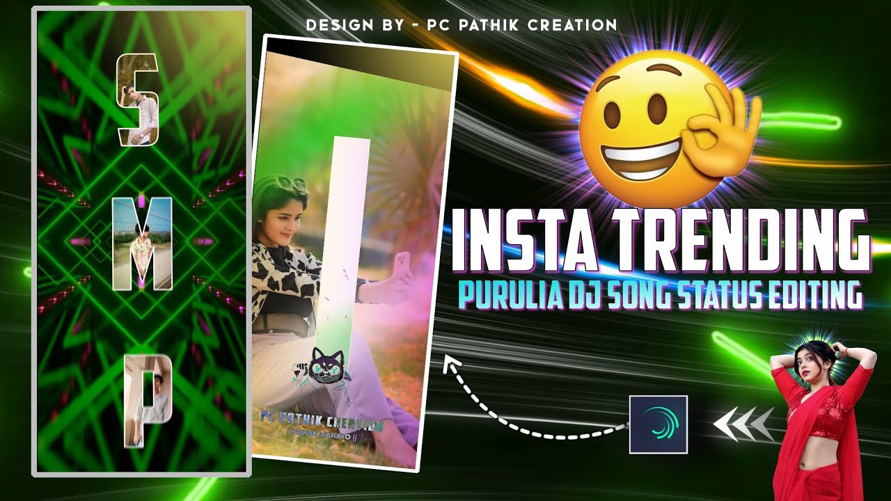 🔥Instagram Purulia Dj Song Status Video Editing Alight Motion Video Editing 