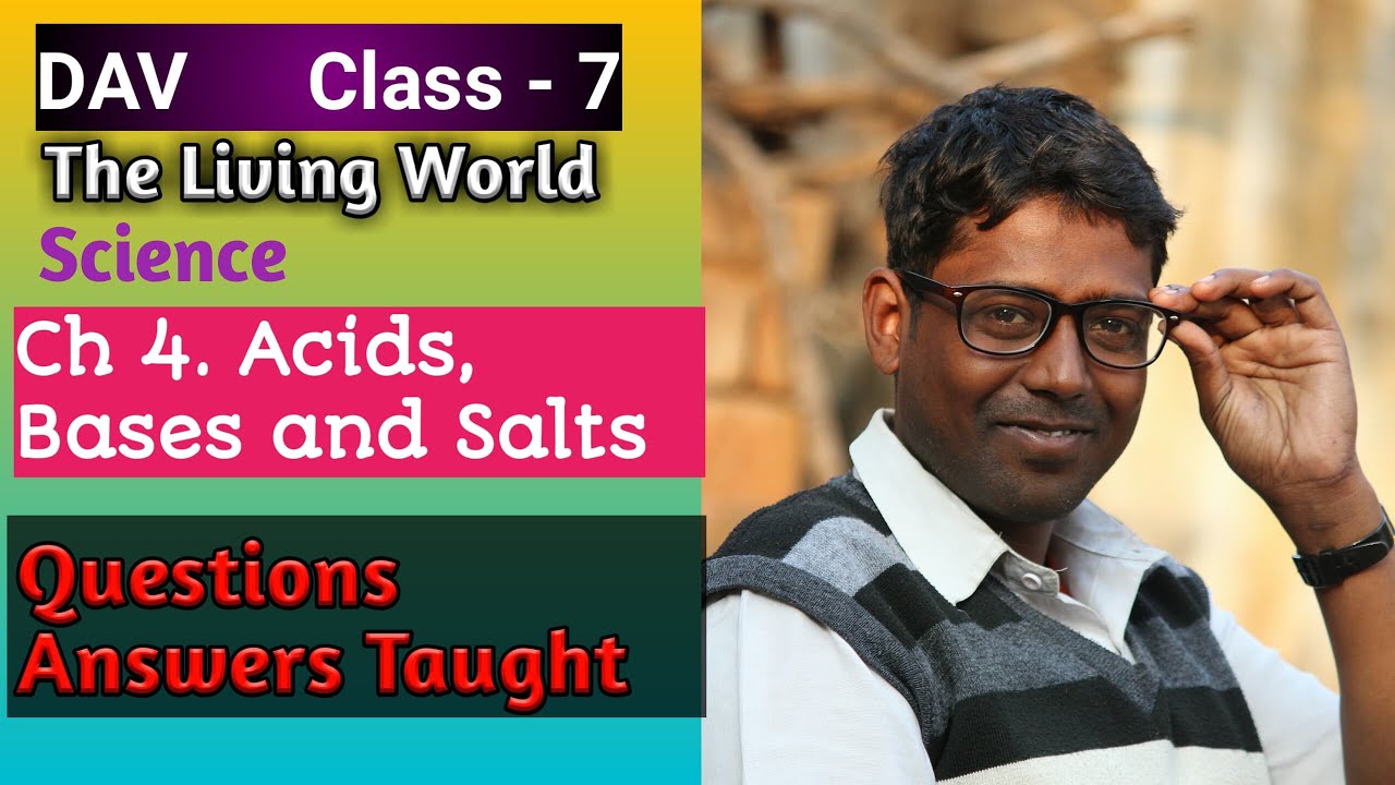 DAV /Class 7/ Science/ Ch 4 Acids, Bases and Salts Exercise E/ Question ...