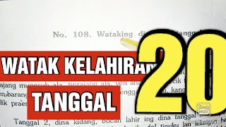 WATAK KELAHIRAN TANGGAL DUA PULUH #20
