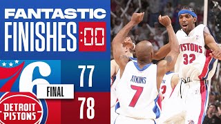 Final 1:16 WILD ENDING Pistons vs 76ers Eastern Conference Semifinals 2003 🚨👀