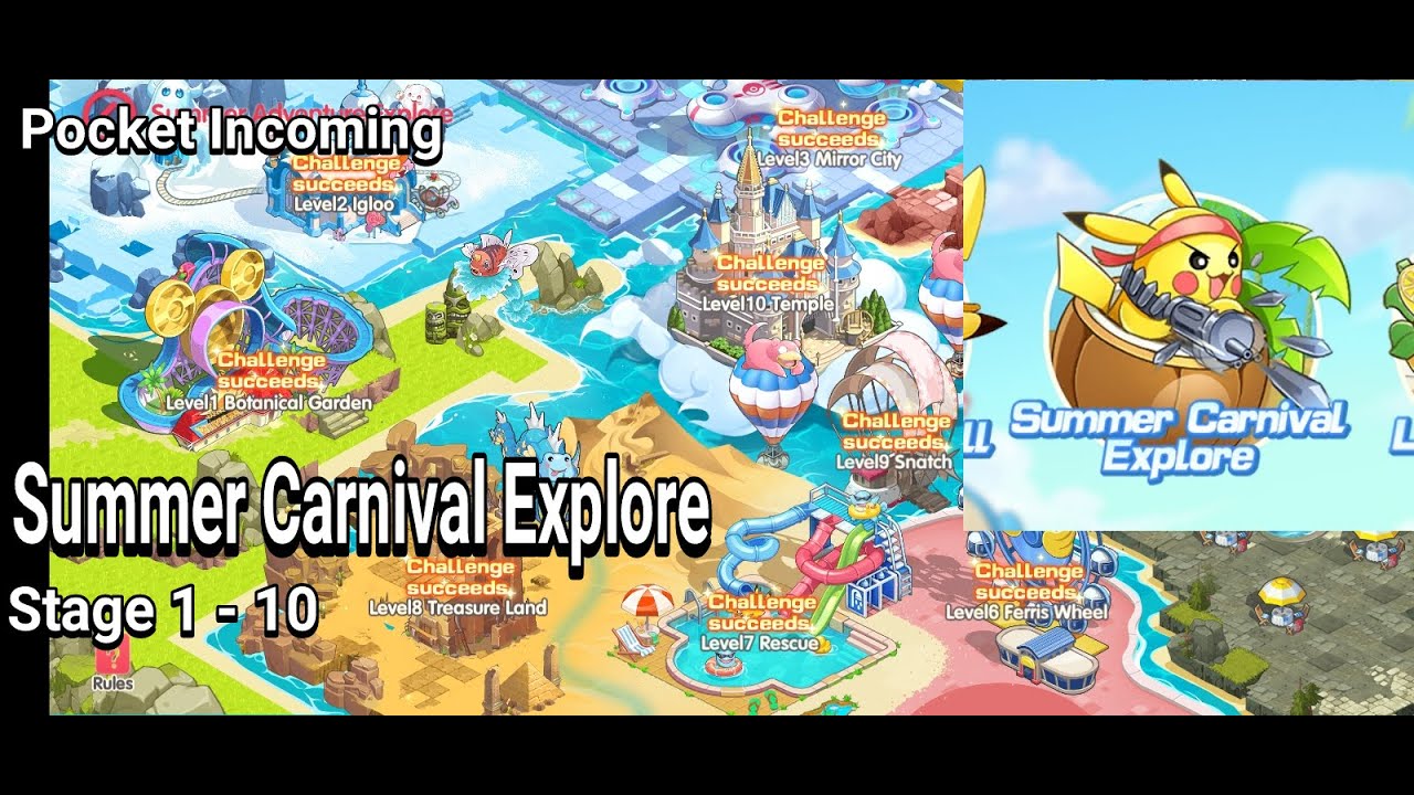 Tips Ngelarin Event Summer Carnival Explore Stage 1 sampe 10 - Pocket Incoming
