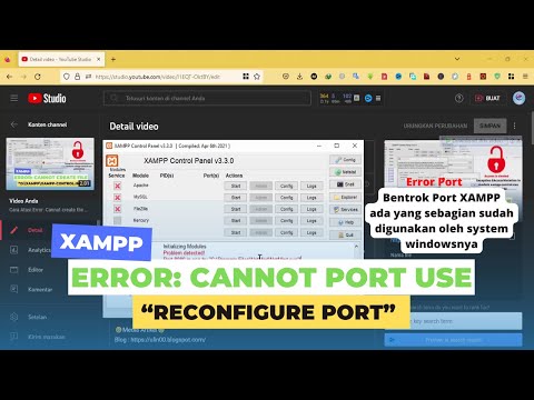 Cara Atasi Port 80 Apache || Port 8080 Tomcat || HTTP Error 404 || XAMPP Port error