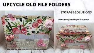 STORAGE MADE FROM EXPANDABLE FILE FOLDERS ~ GREAT FOR TAGS, CLUSTER, POCKETS AND MORE
