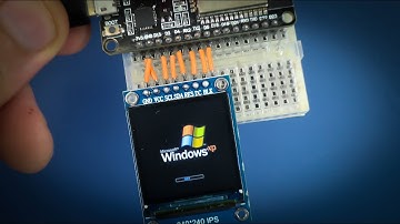 ESP32 and 1.3" IPS TFT display (Fake WinXP code)