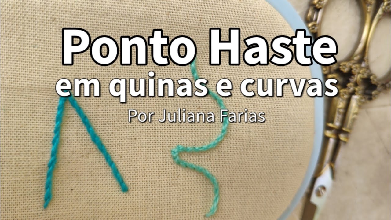 Ponto HASTE em quinas, curvas, emendas e outras dicas
