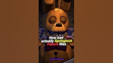 How bad actually Spring-lock failure was 🩸 #fnaf #shorts