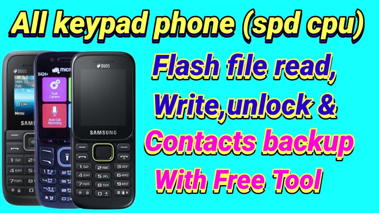 All Keypad Mobile Flash Tool Without Box Free TooL//All keypad Mobile(spd cpu) flash file read,write,unlock