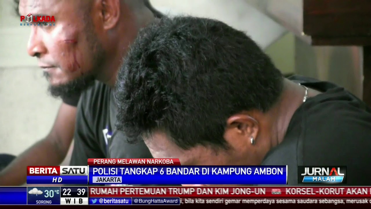 6 Bandar Narkoba Diringkus di Kampung Ambon