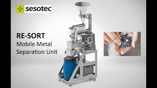 SESOTEC RESORT Mobile Metal Separation unit for Material Recovery