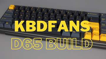 rainy day d65 keyboard build