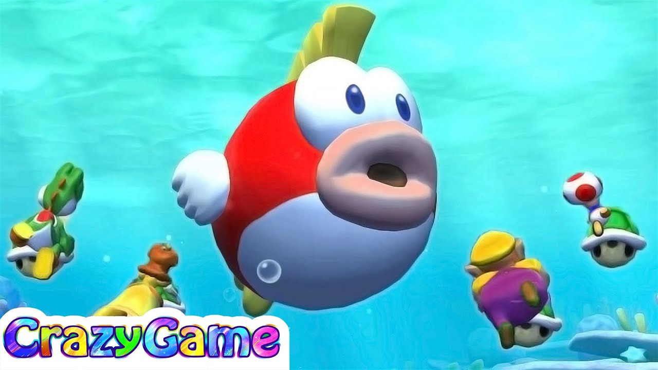 Mario Party 9 Boss Rush - Daisy vs Yoshi vs Wario vs Toad Gameplay Master Difficult (Mid Boss)