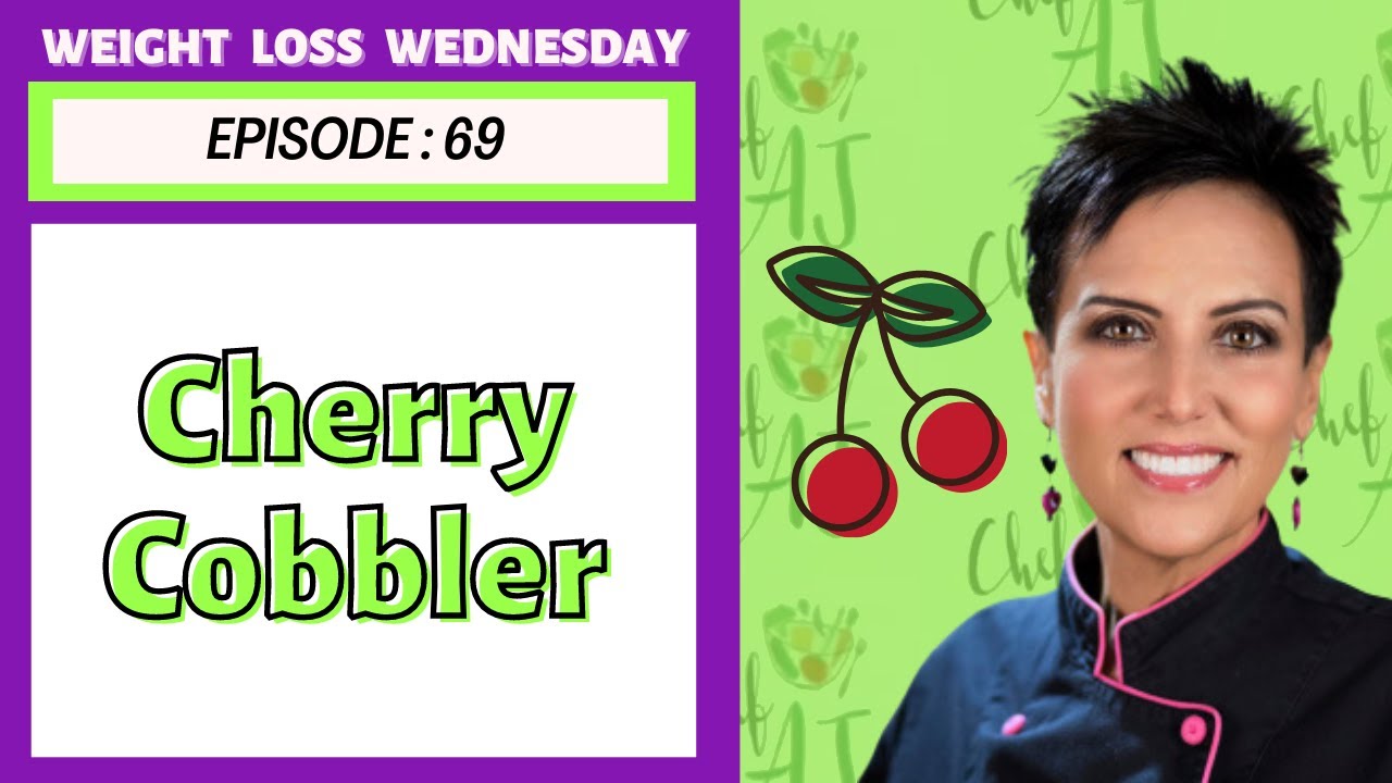 Vegan Cherry Cobbler Recipe from MY BOOK! | WEIGHT LOSS WEDNESDAY - Episode: 69
