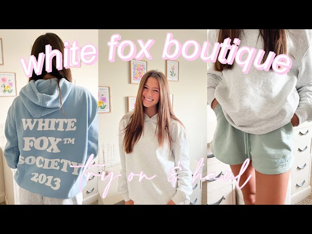 Branded, Stylish and Premium Quality white fox hoodie 