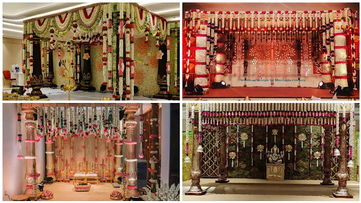 Beautiful Wedding Mandapam Decoration Ideas 2023 |Wedding Stage Decorations || Muhurtham Stage Decor