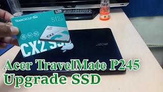 Replace/Upgrade SSD on Acer TravelMate P245-M-54204G75Makk