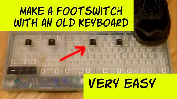 DIY Foot Switch for Musicians: Turn Your Computer Keyboard Into a Hands-Free Controller for Guitar!
