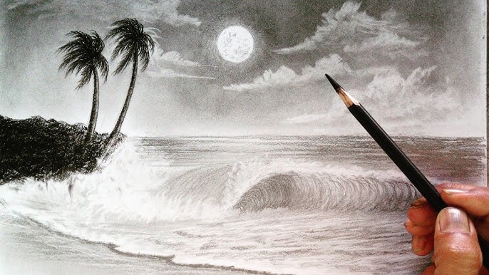 Step by Step Guide to Drawing a Beach Scene for Beginners