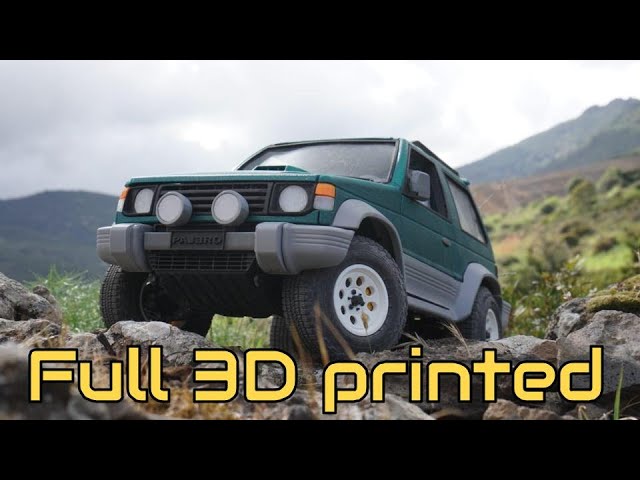 3D printed Mitsubishi Pajero | 4x4 RC car - YouTube