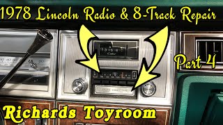 1978 LINCOLN PART 4: Repairing Radio Problems