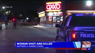 Woman shot, killed in front of her daughter outside Juárez OXXO