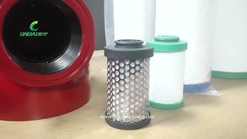 Coalescing Compressed Air Filter with Automatic Drain